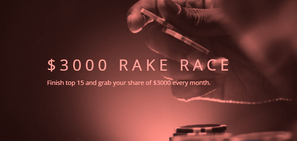 Natural8 poker rake is one of the best you can get